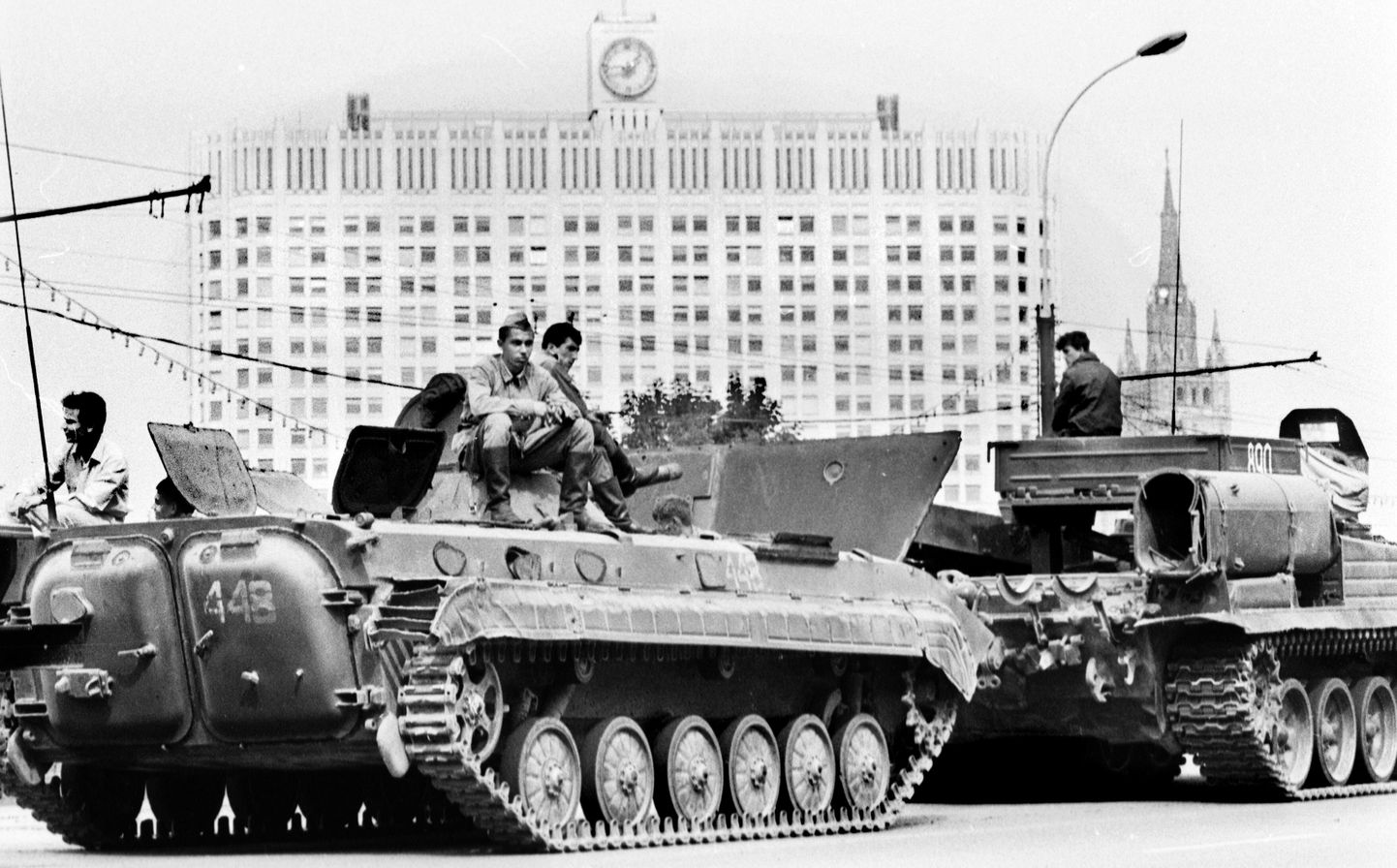 PSRS armijas tanki Maskavā.