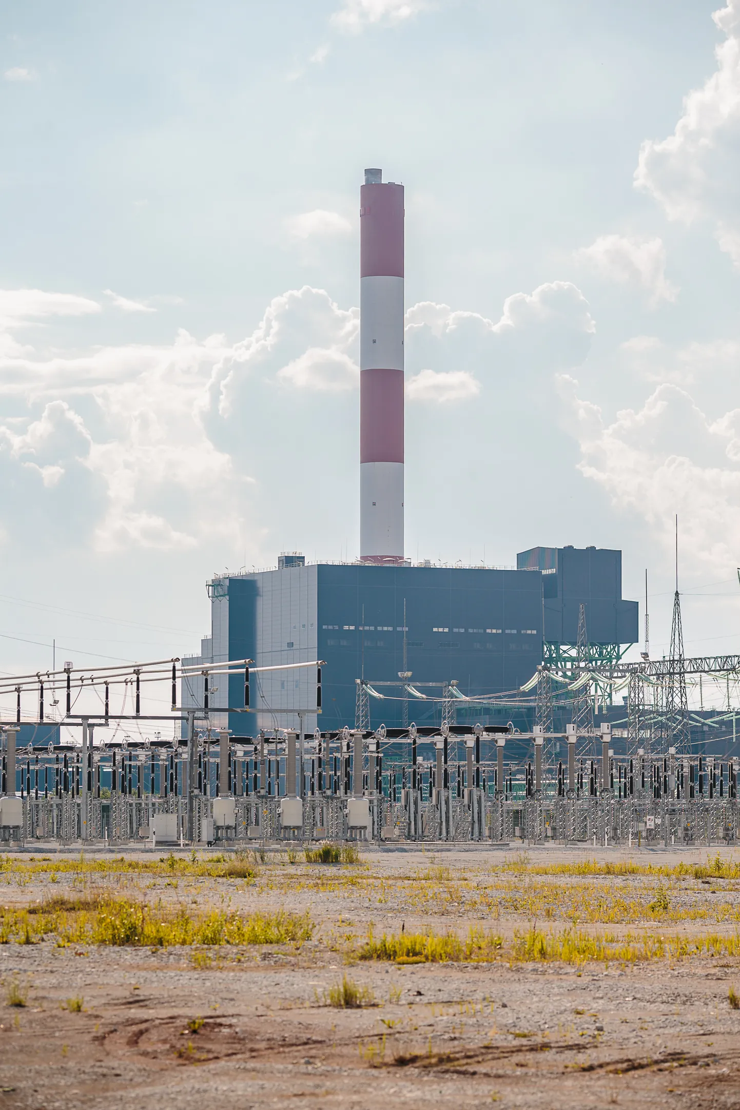 Аувереская электростанция компании "Enefit Power".