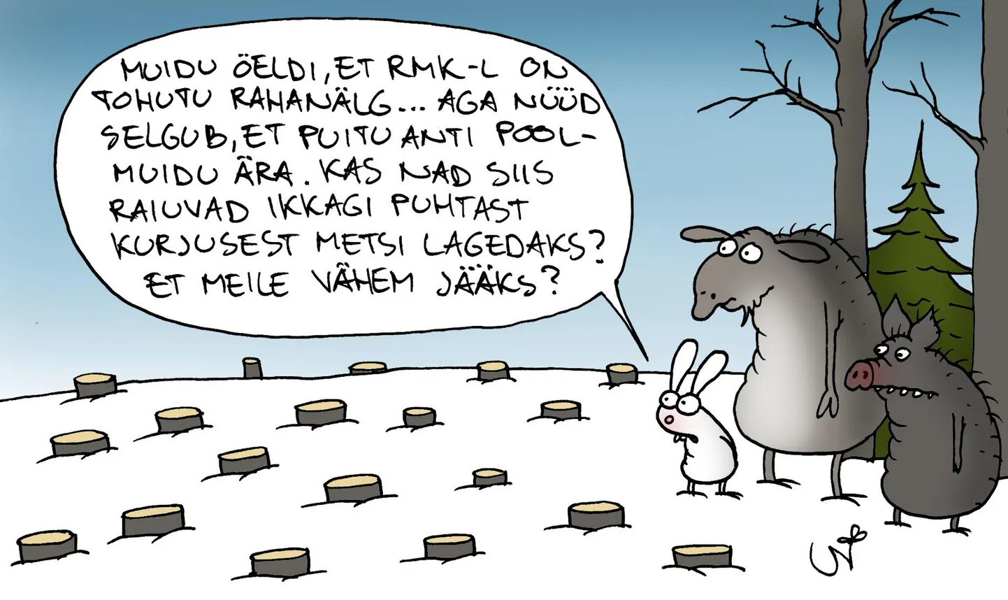 Päeva karikatuur FOTO: Urmas Nemvalts