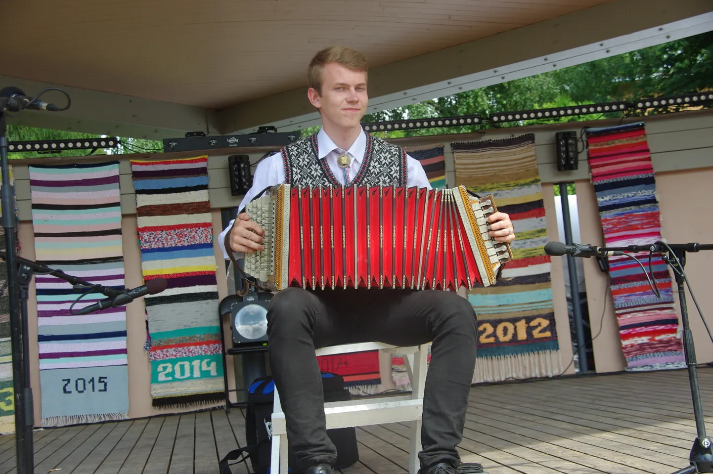 2019. aasta Teppo lõõtsavõistluse võitja Rasmus Kadaja.