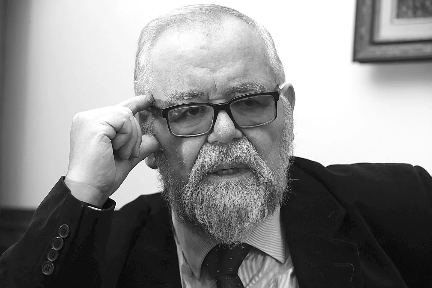 Aadu Must oma kodus 9. veebruaril 2023.