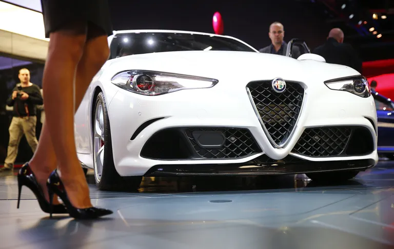 An Alfa Romeo Giulia