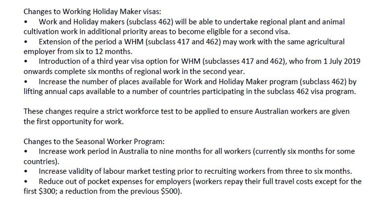 Austraalia valitsuse uudis viisa pikendamise kohta