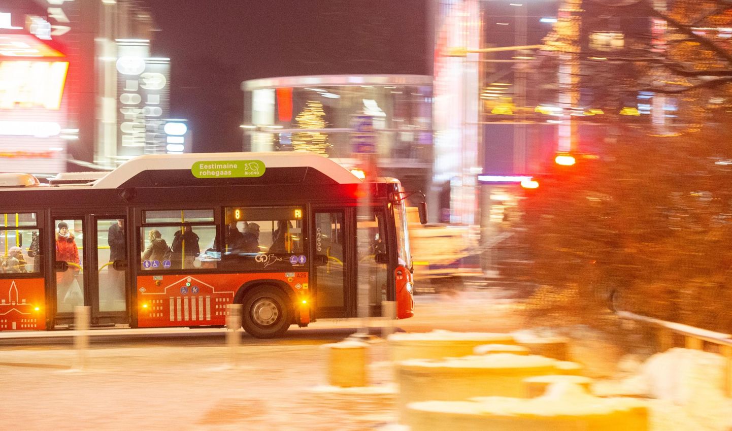 Общественный транспорт в Тарту. Фото иллюстративное.