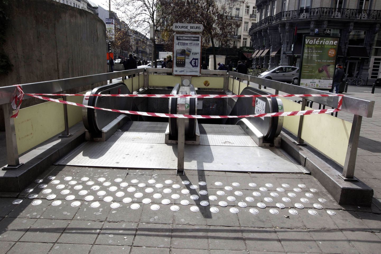 Suletud metroojaam Brüsselis