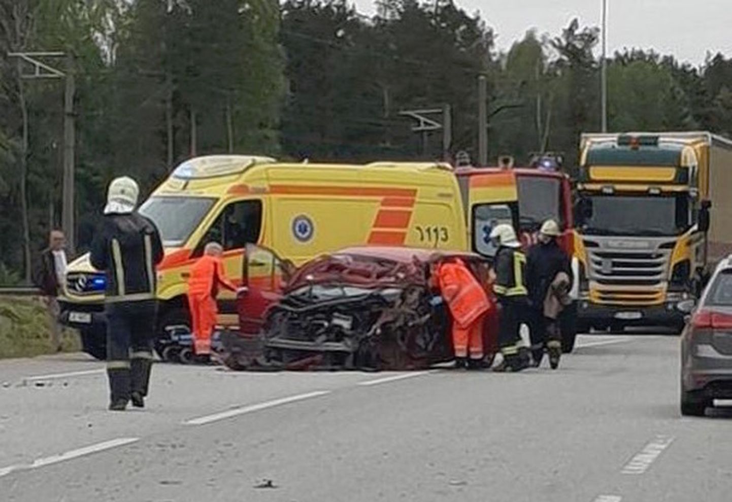 Авария на Таллинском шоссе.