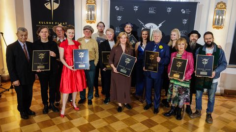 GALERII ⟩ Kadrioru lossis toimunud pidulikul galal anti üle Eesti popmuusika aastaauhinnad