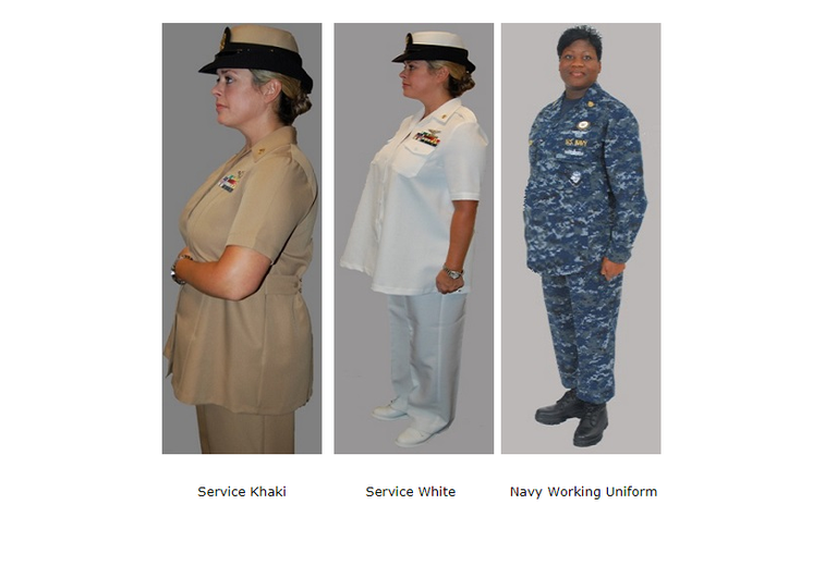 Rasedatele mõeldud vormid USA mereväes.