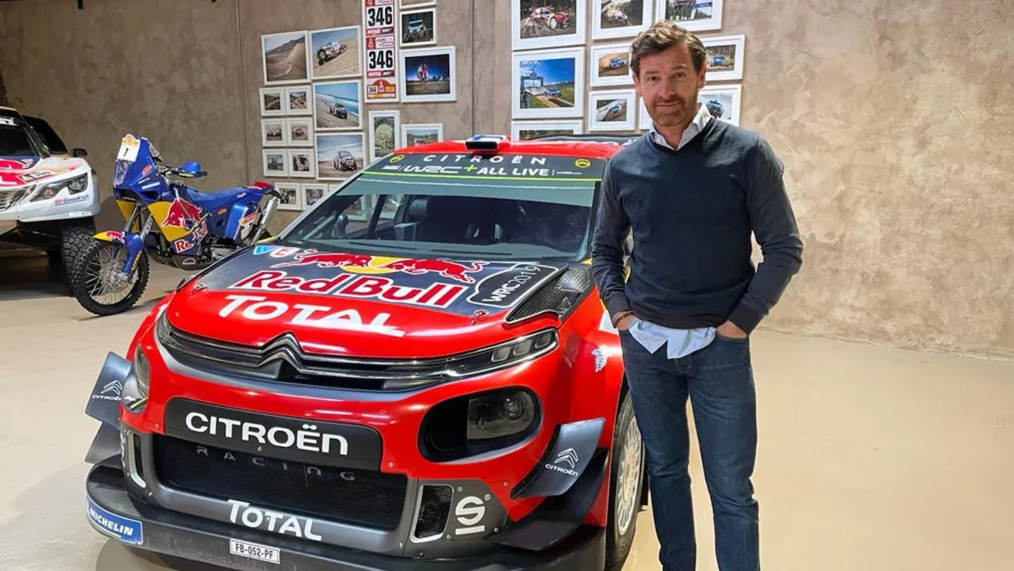 André Villas-Boas ja tema Citröen C3 WRC.