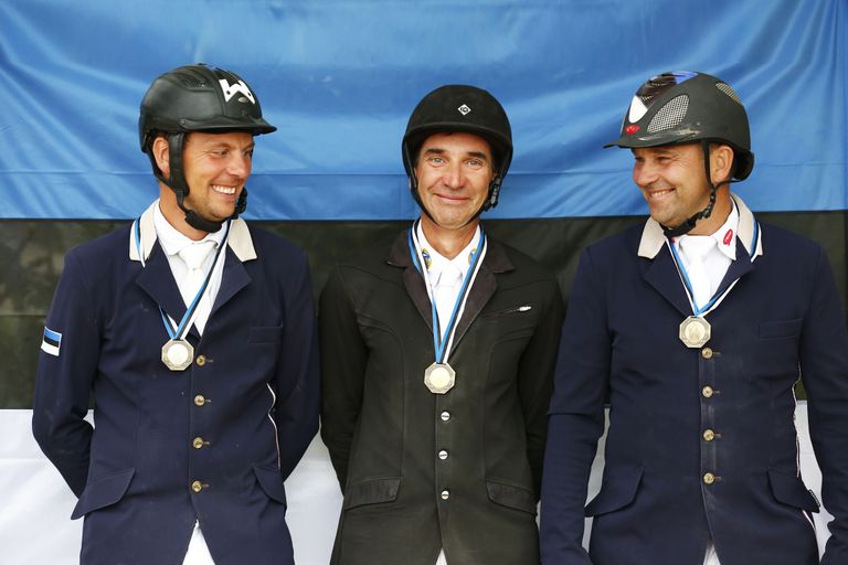 Muhedad võitjad: Tiit Kivisild (hõbe), Gunnar Klettenberg (kuld), Urmas Raag (pronks).