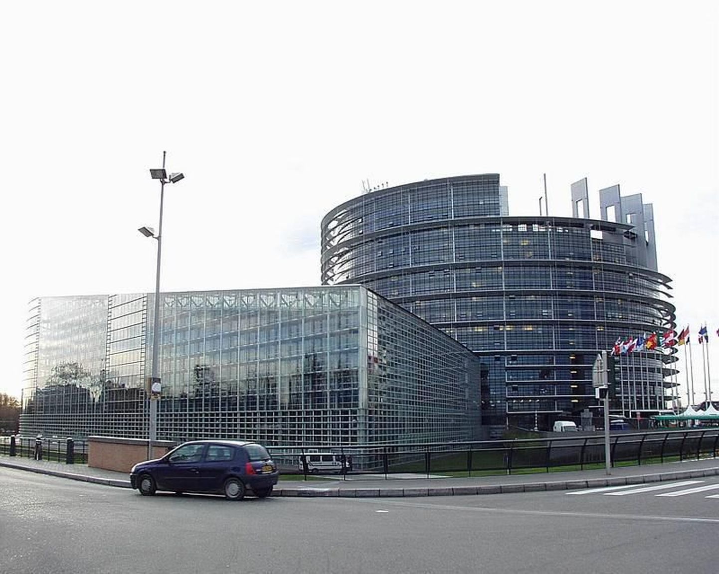 Europarlamendi hoone Strasbourgis.