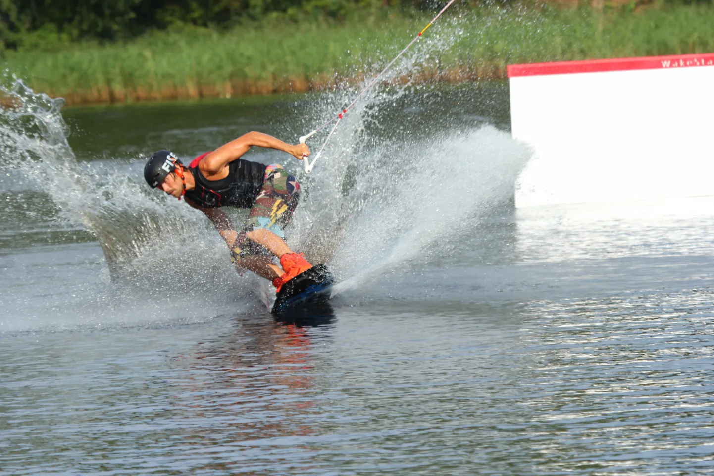 Wakepark. Foto on illustratiivne