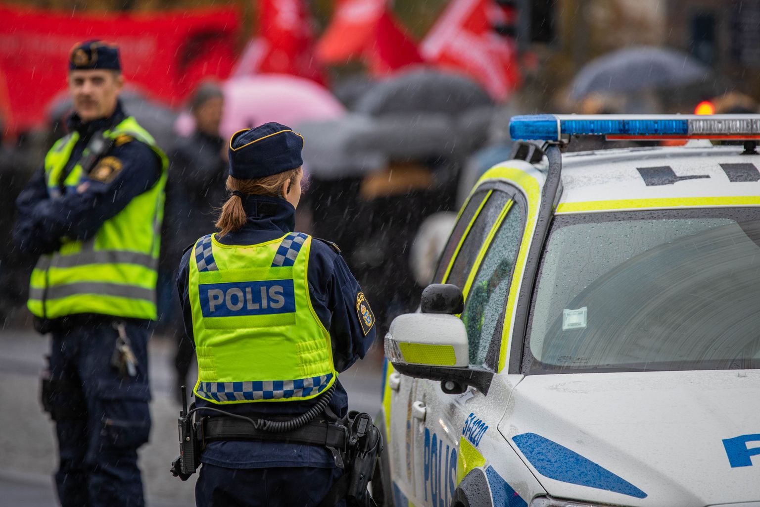 Полиция Швеции.Снимок иллюстративный