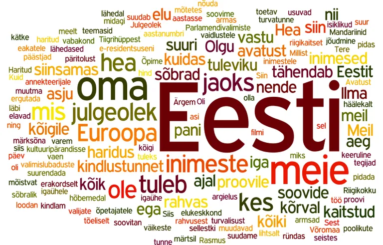 Ilvese uusaastatervitus 2014. aasta lõpus.