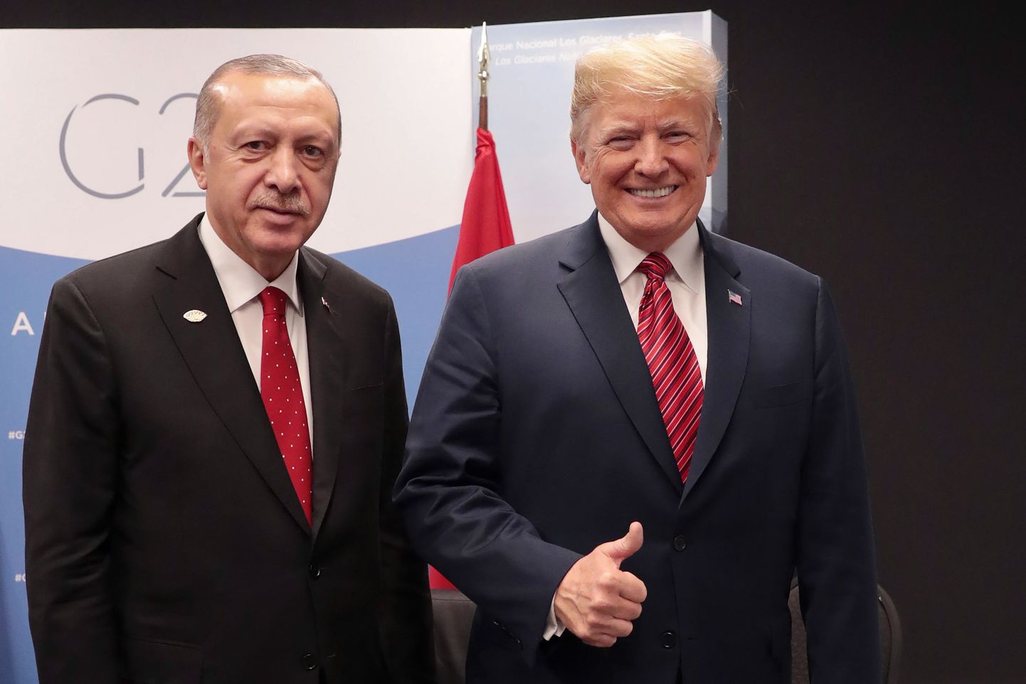 Türgi president Recep Tayyip Erdoğan ja USA riigipea Donald Trump.