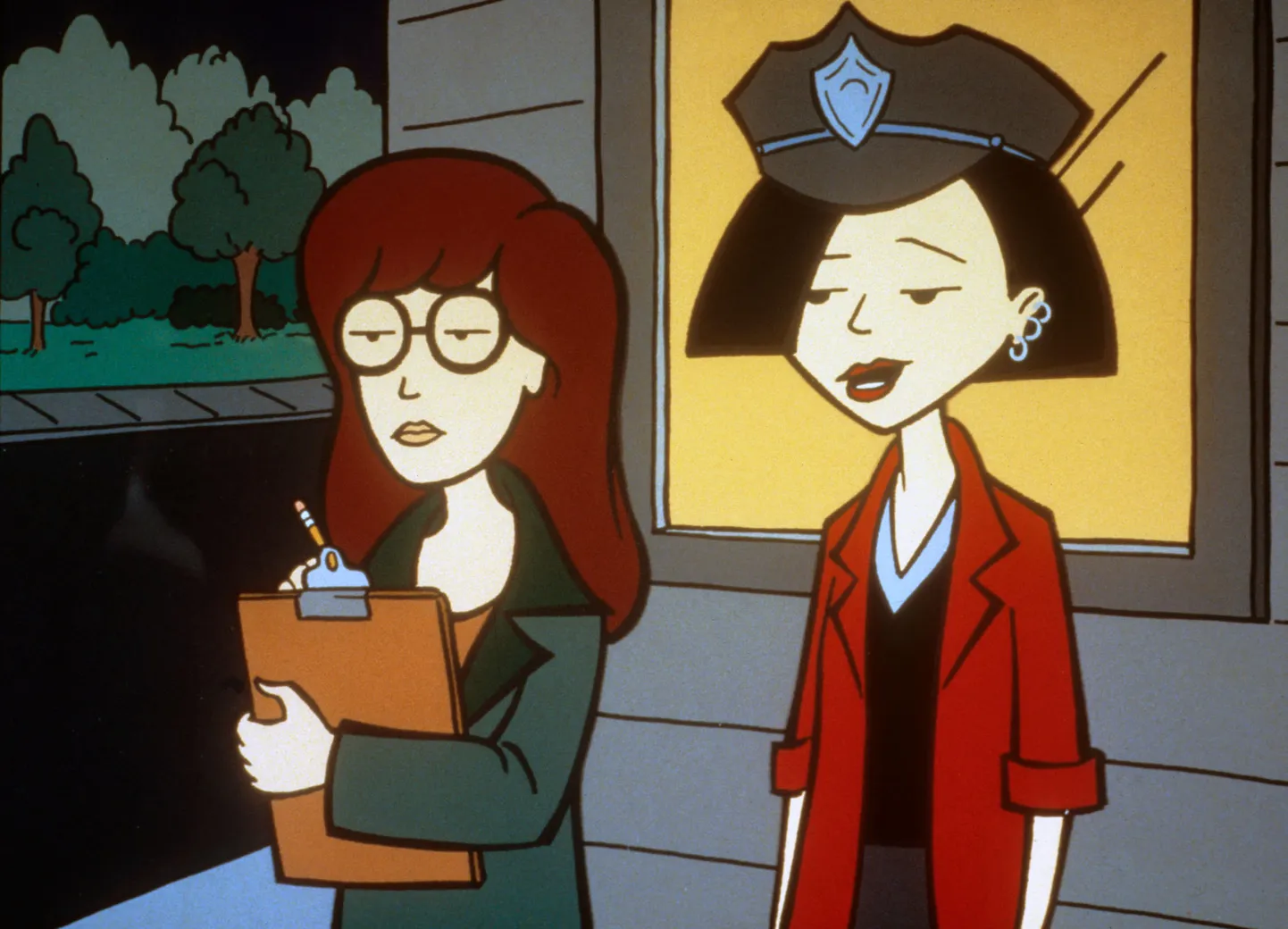 Daria (vasakul) ja tema pareim sõbratar Jane Lane