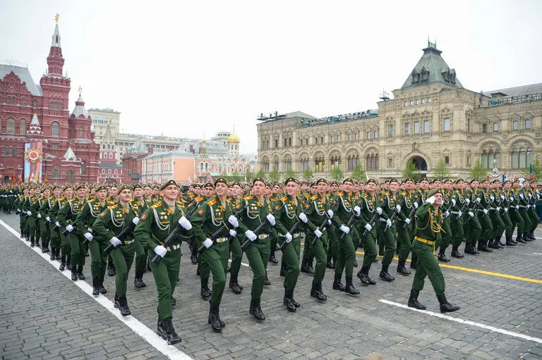 Venemaa võidupüha paraad 9. mail 2019 Moskvas.