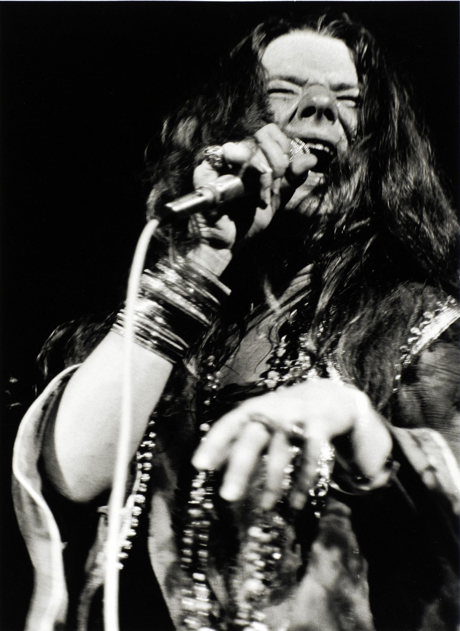 Janis Joplin esineb 1969. aastal Woodstocki festivalil.