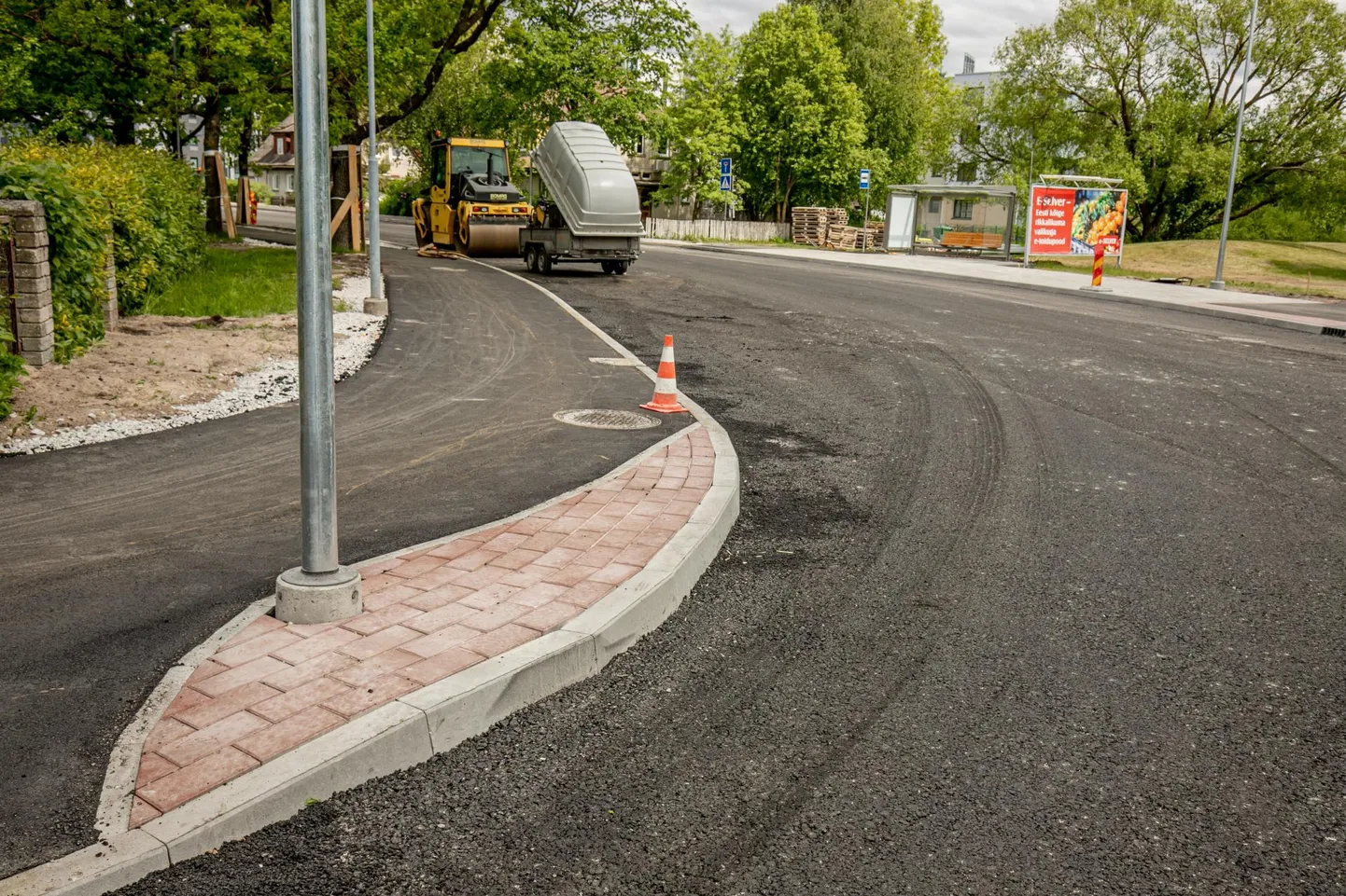 Tammsaare puiesteel asfaltimine toimub järgmise nädala esmaspäevast kolmapäevani.