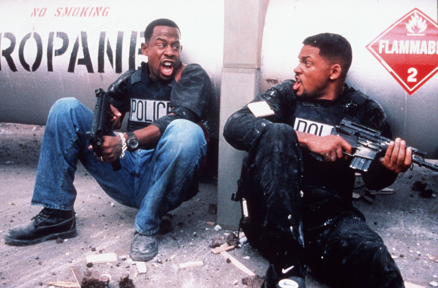 Martin Lawrence ja Will Smith filmis «Pahad poisid» (1995).