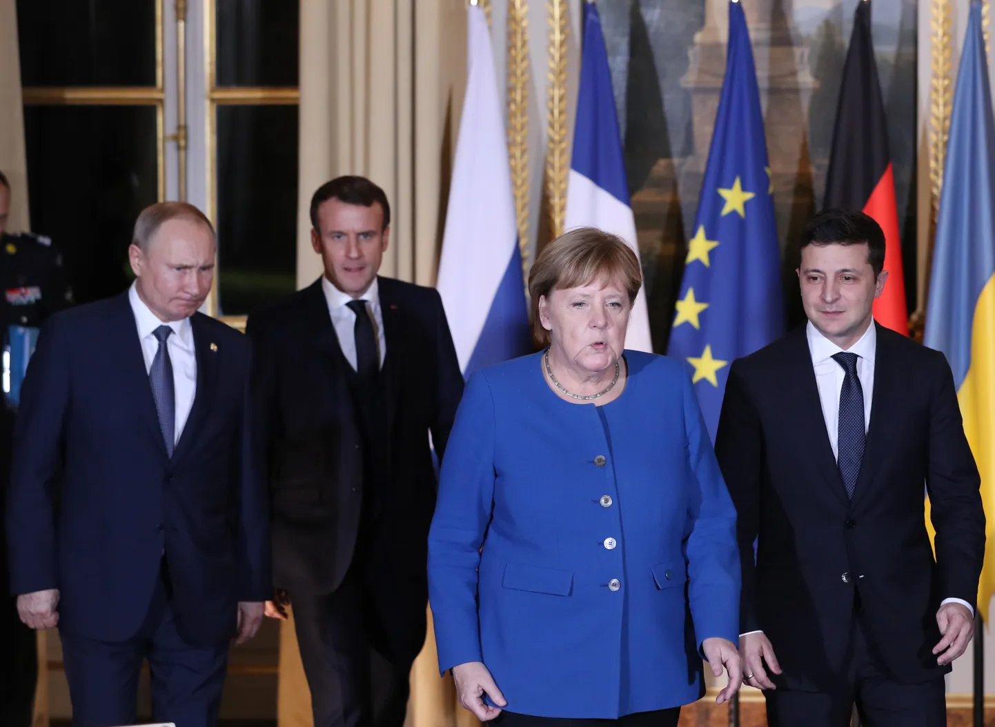 Normandia neliku tippkohtumine Pariisis 9. detsembril 2019.