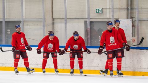 Latvijas hokeja izlase sāks cīņu Vācijas kausā