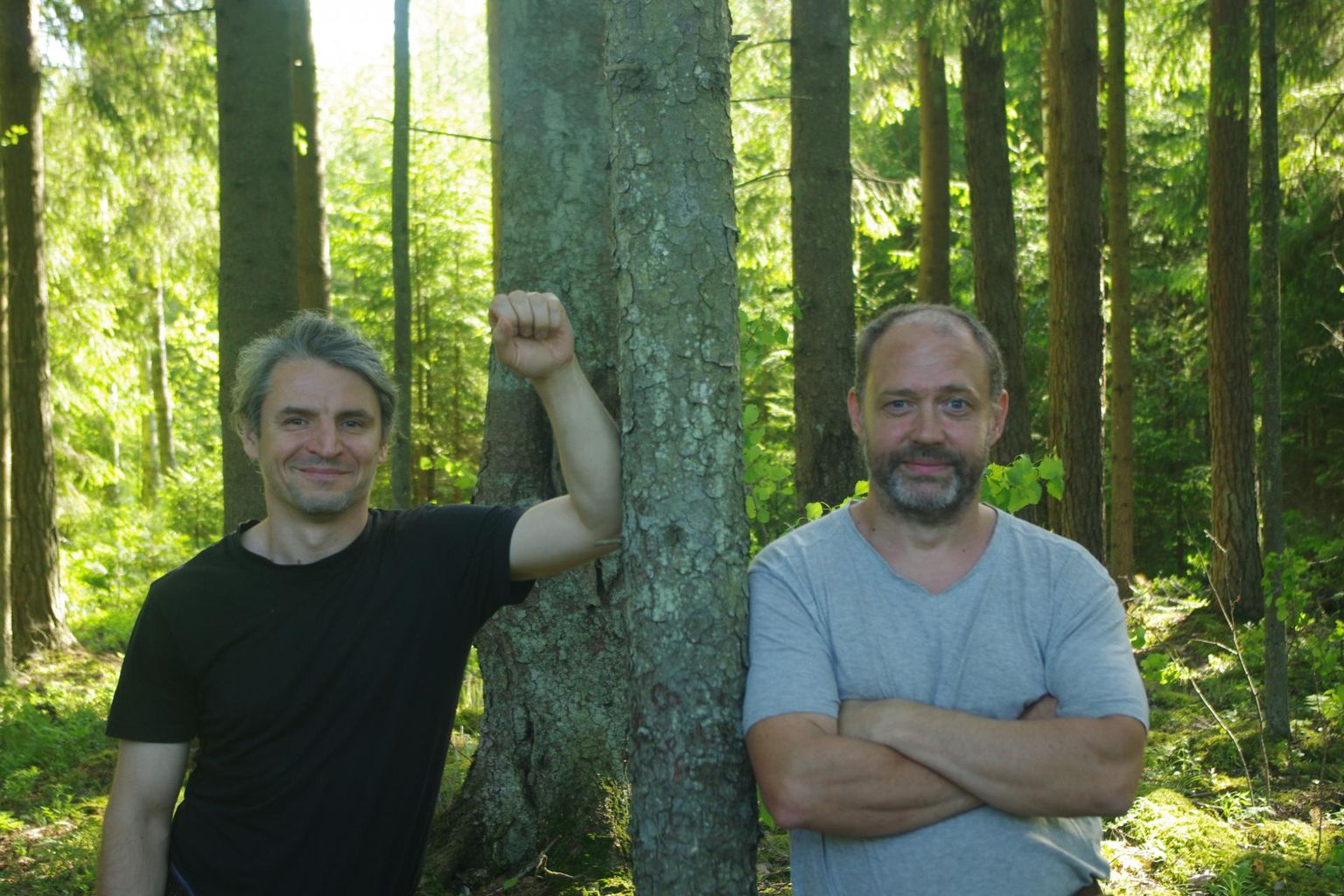Autorid Atko Remmel (vasakul) ja Tõnno Jonuks.
