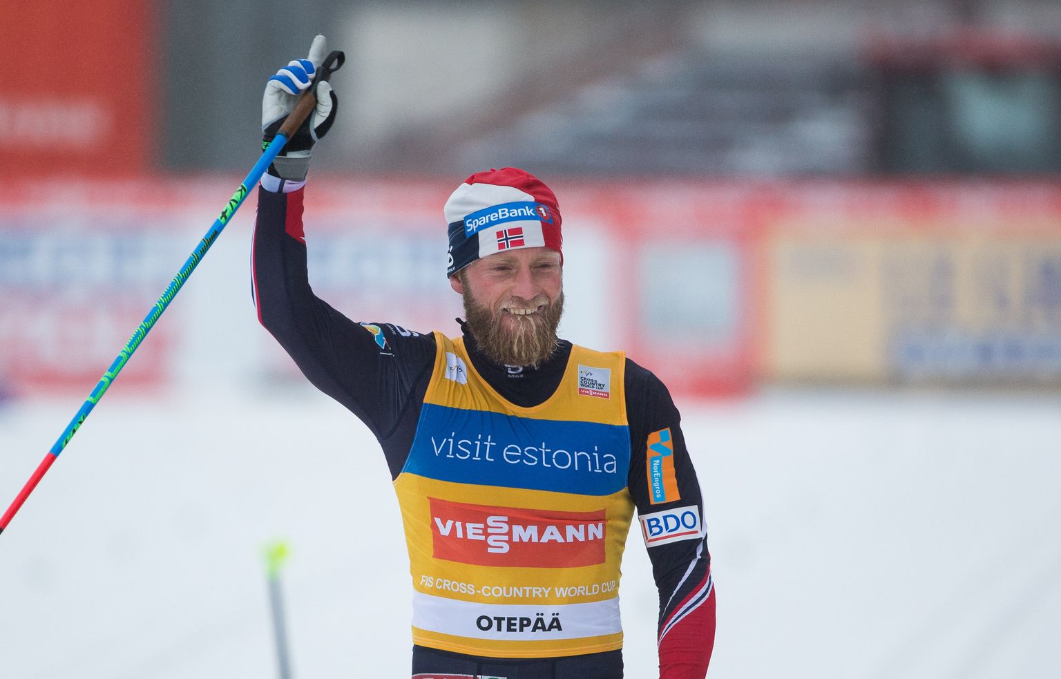 Martin Johnsrud Sundby mullusel Otepää MK-etapil.