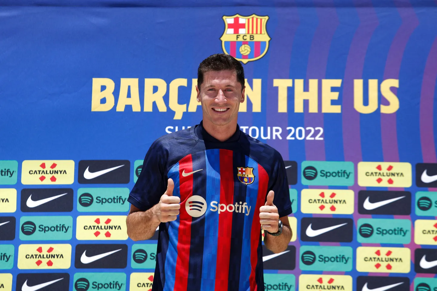 Robert Lewandowski Barcelona särgis.