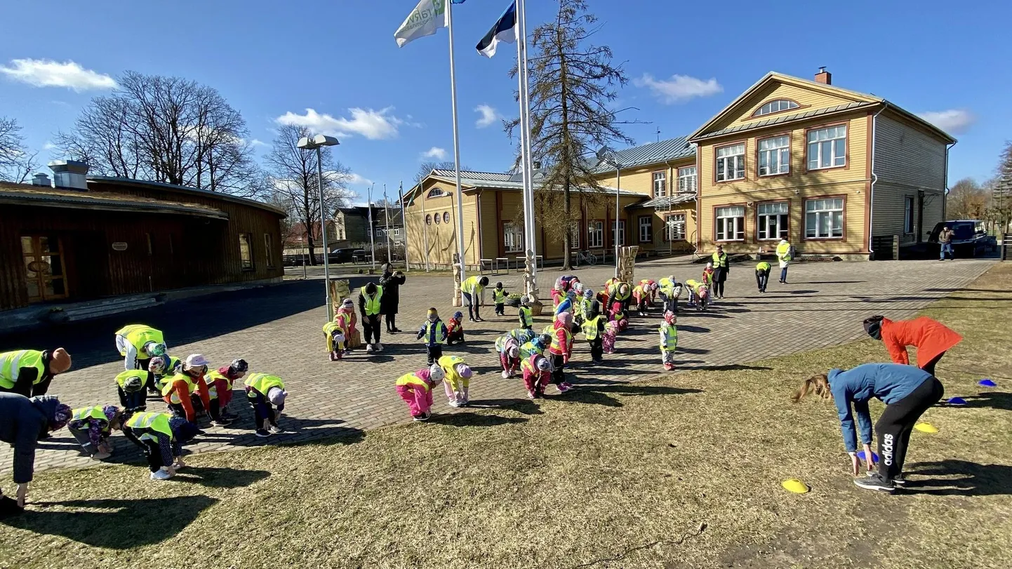 Tervislik aprillikuu lõpetati ühise spordipäevaga.
