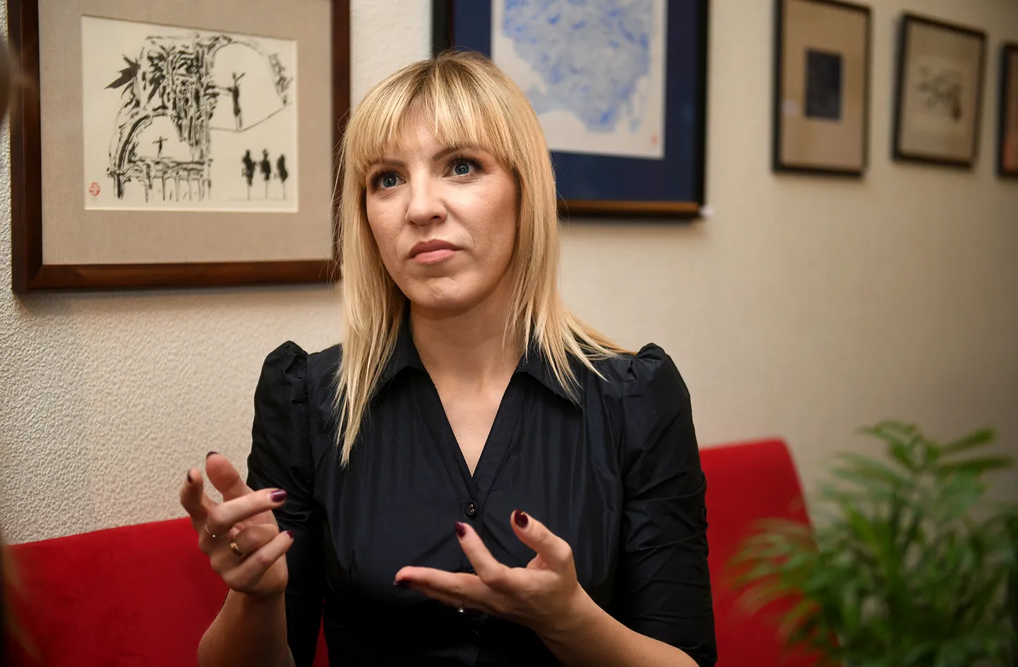 "Caur ērkšķiem uz.." producente Aija Strazdiņa