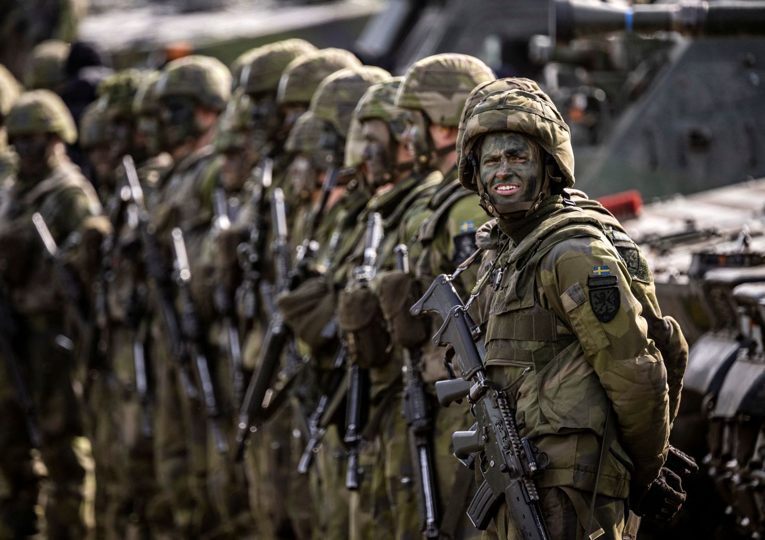 Rootsi sõdurid.