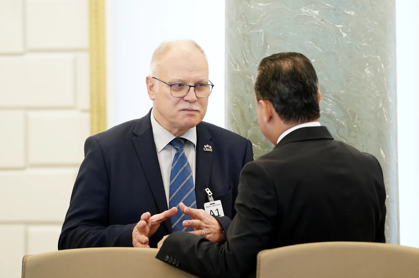 LVSADA priekšsēdētājs Valdis Keris.