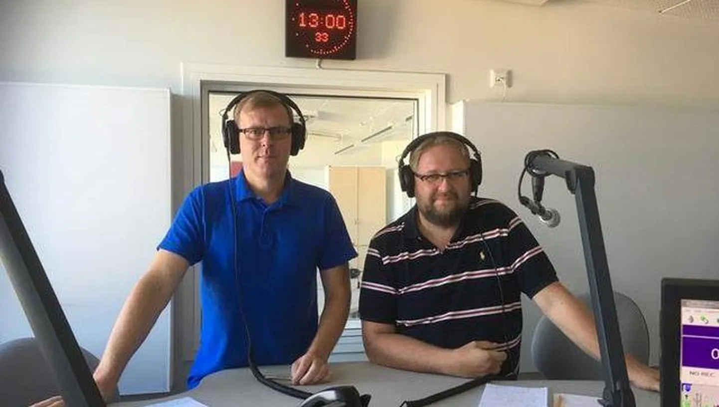 Vikerraadio saate «Samost ja Rumm» juhid Hannes Rumm ja Anvar Samost.