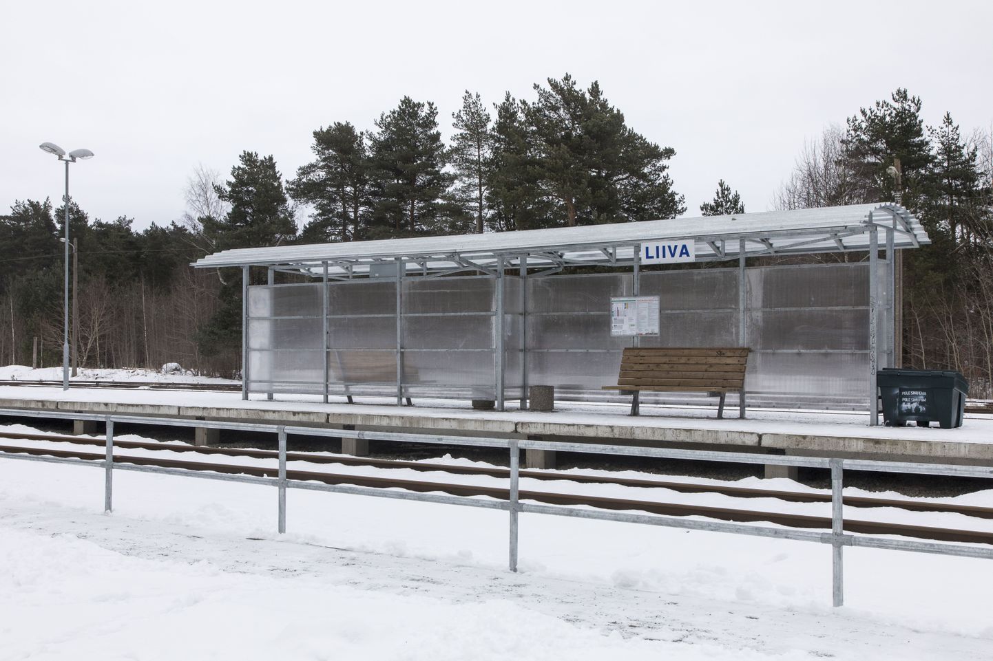 Praegu on viimane rongipeatus Tallinnas Liival, varsti saab rongile minna ka Valdeku peatusest.