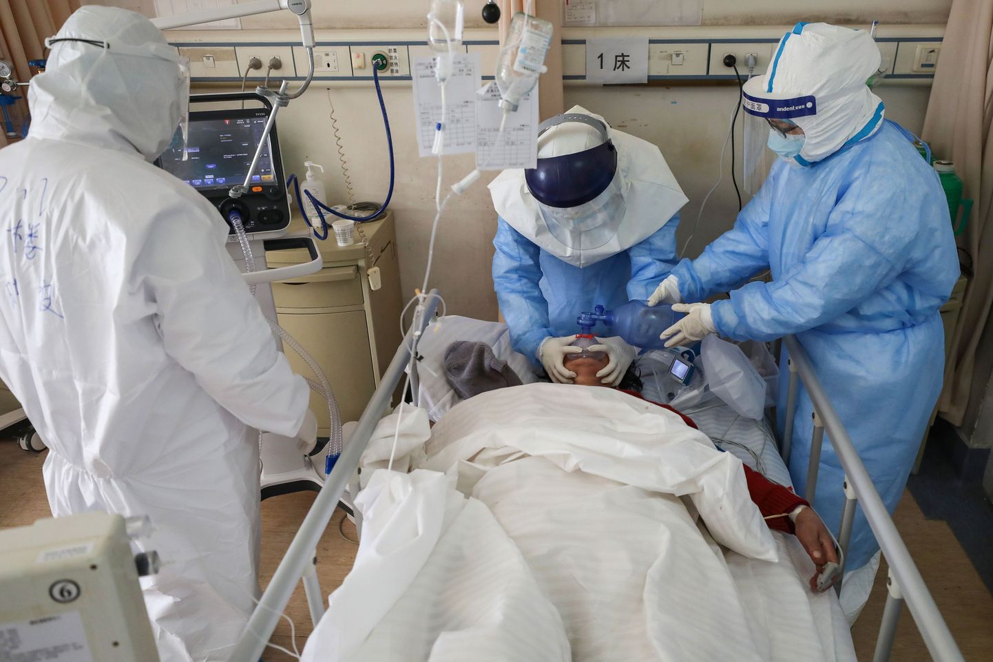Hiinas Wuhani linna haiglas on nakatunud ka paljud meditsiinitöötajad.
