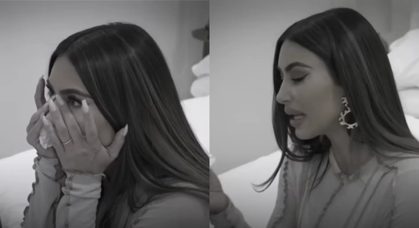 Kim Kardashian. Kuvatõmmis videost.