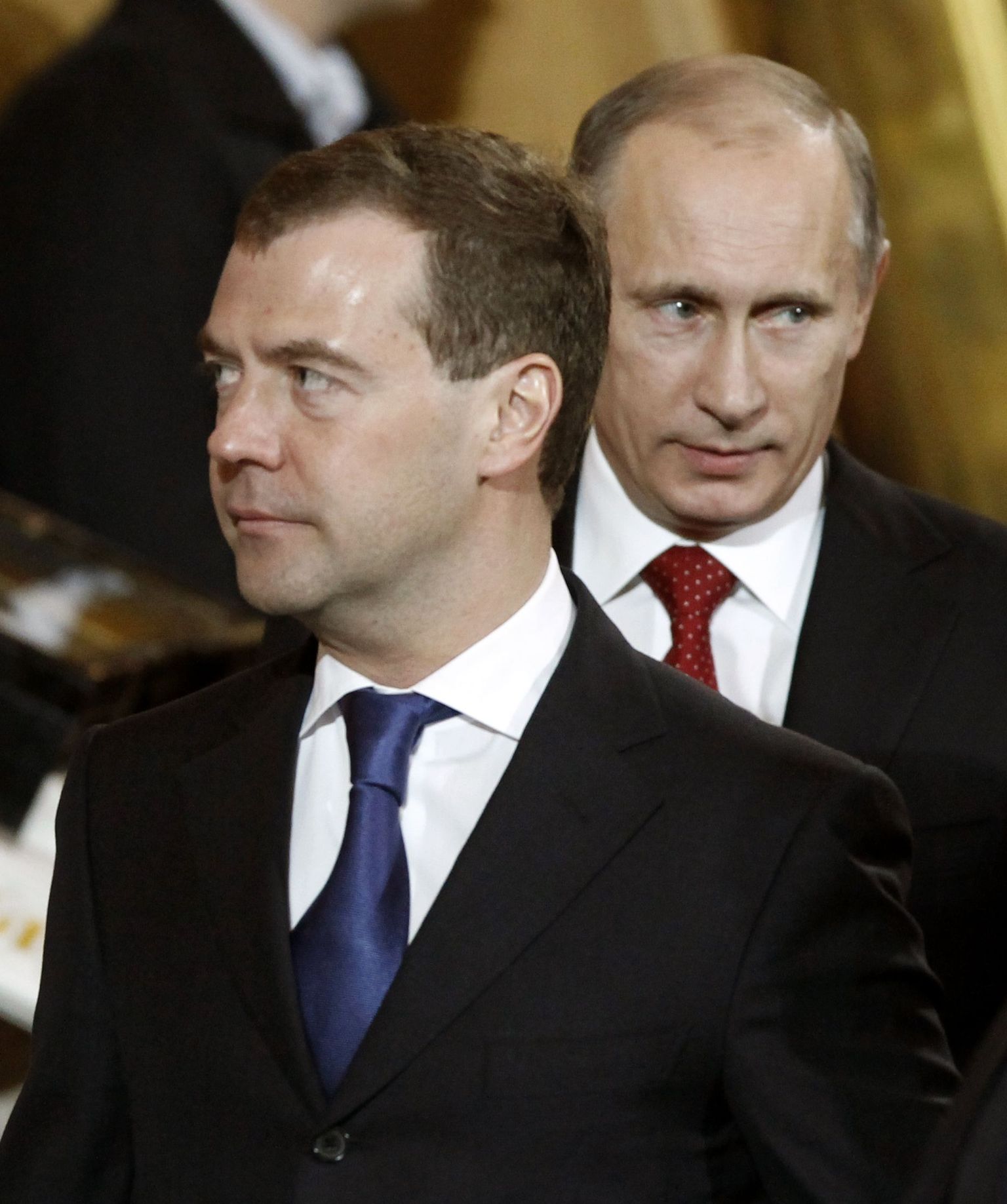 Дмитрий Медведев и Владимир Путин.