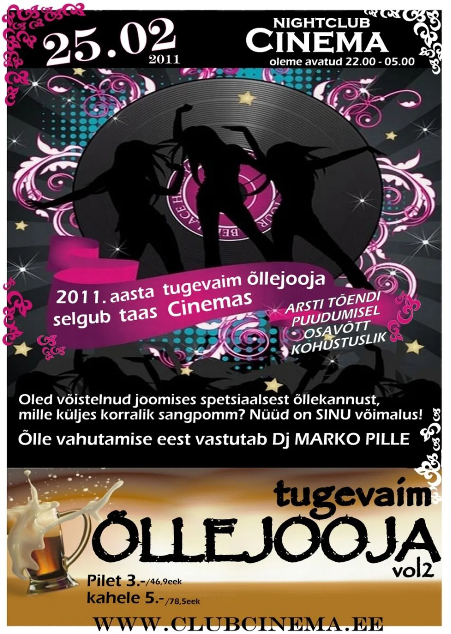 Club Cinemas selgub sel reedel aasta tugevaim õllejooja!