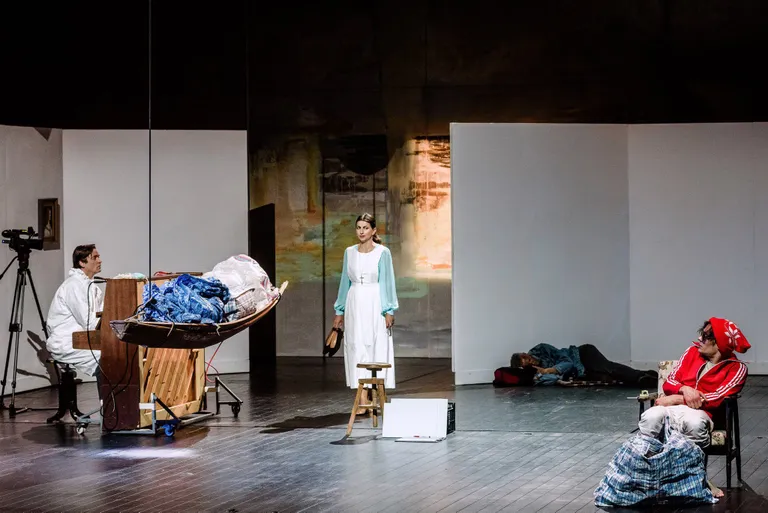 Hetk Poola Nowy teatri lavastusest «Apokalüpsis», lavastaja Michał Borczuch, tekst Tomasz Śpiewak.