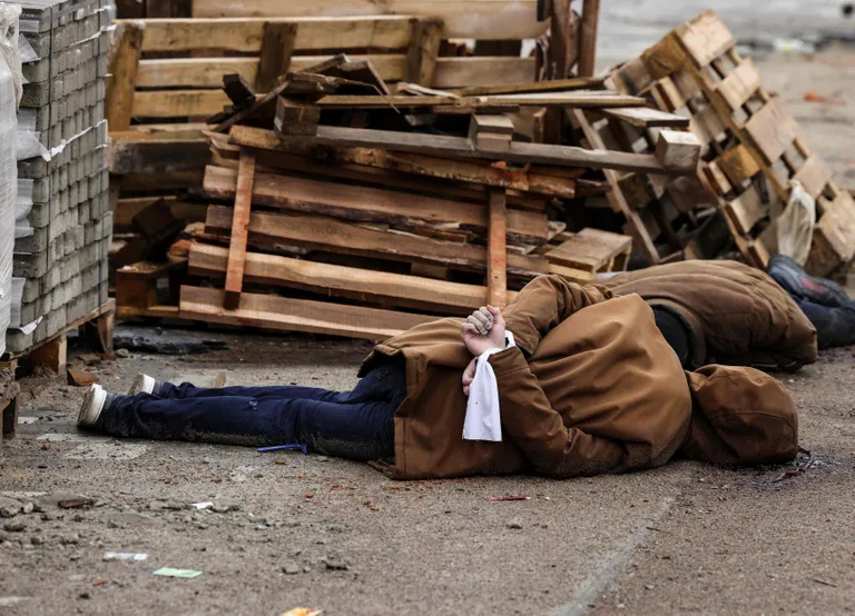 Жертвы российских военных преступлений в Буче.