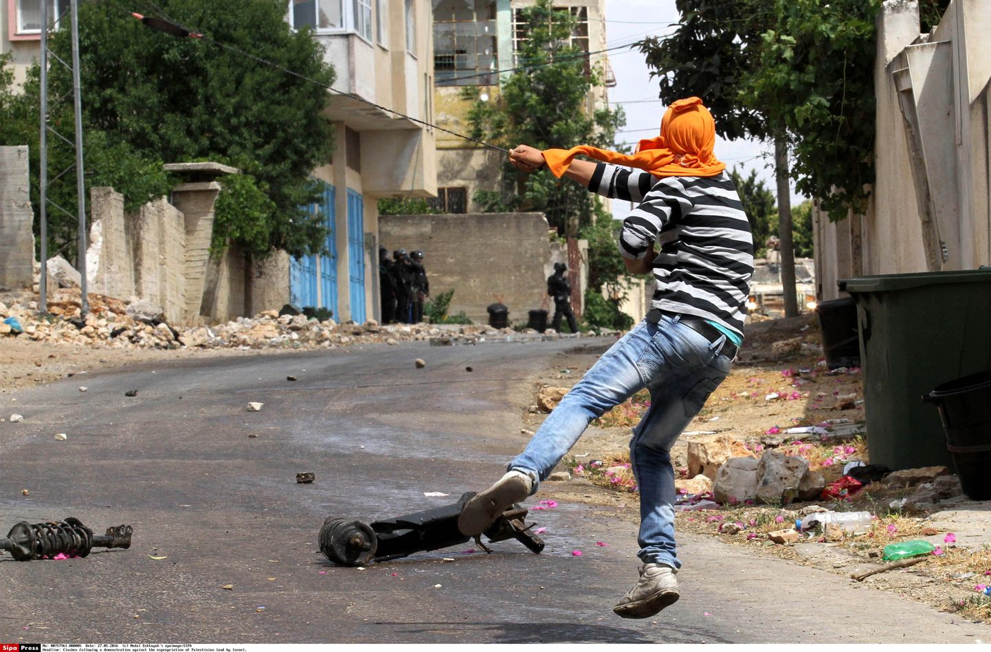 Palestiina protestija, mässu käigus