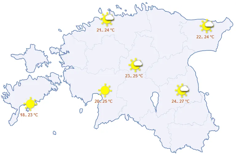 Ilm pühapäeval