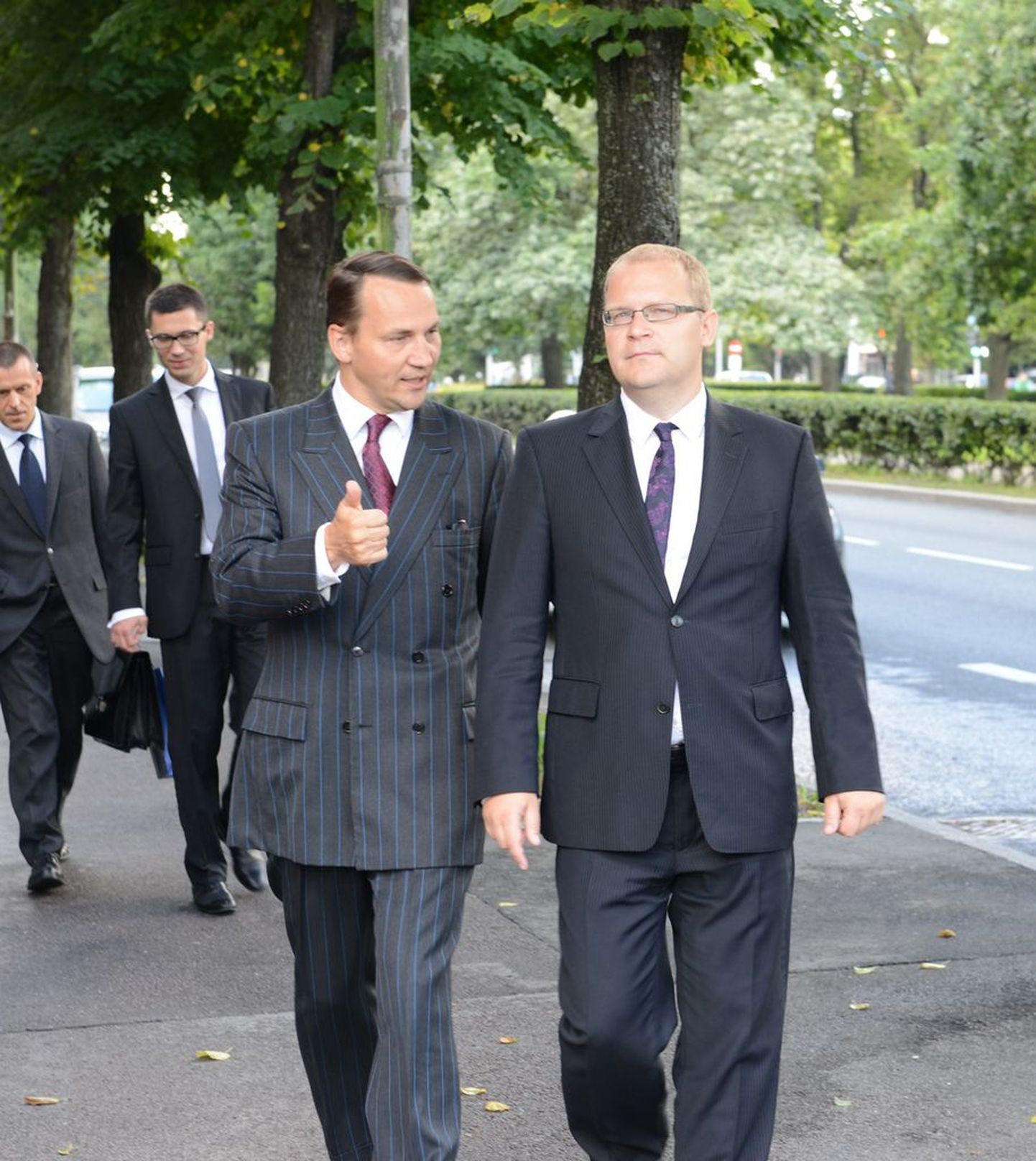 Poola välisminister Radosław Sikorski ja Eesti välisminister Urmas Paet.