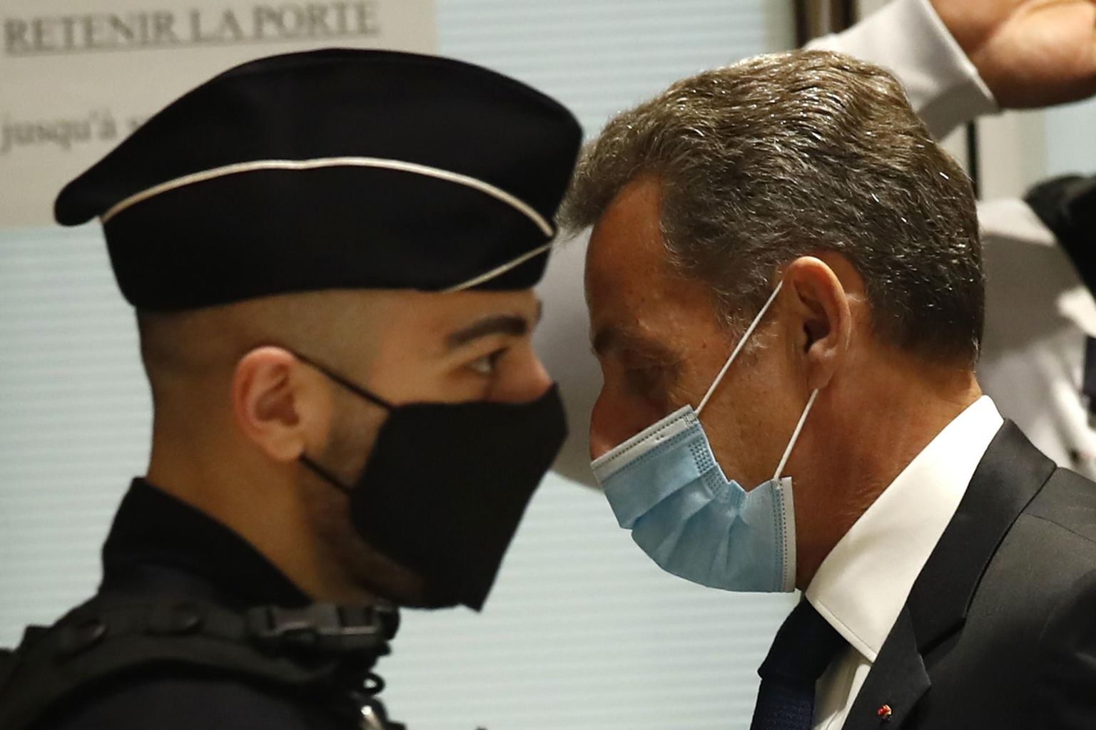 Nicolas Sarkozy kohtus.