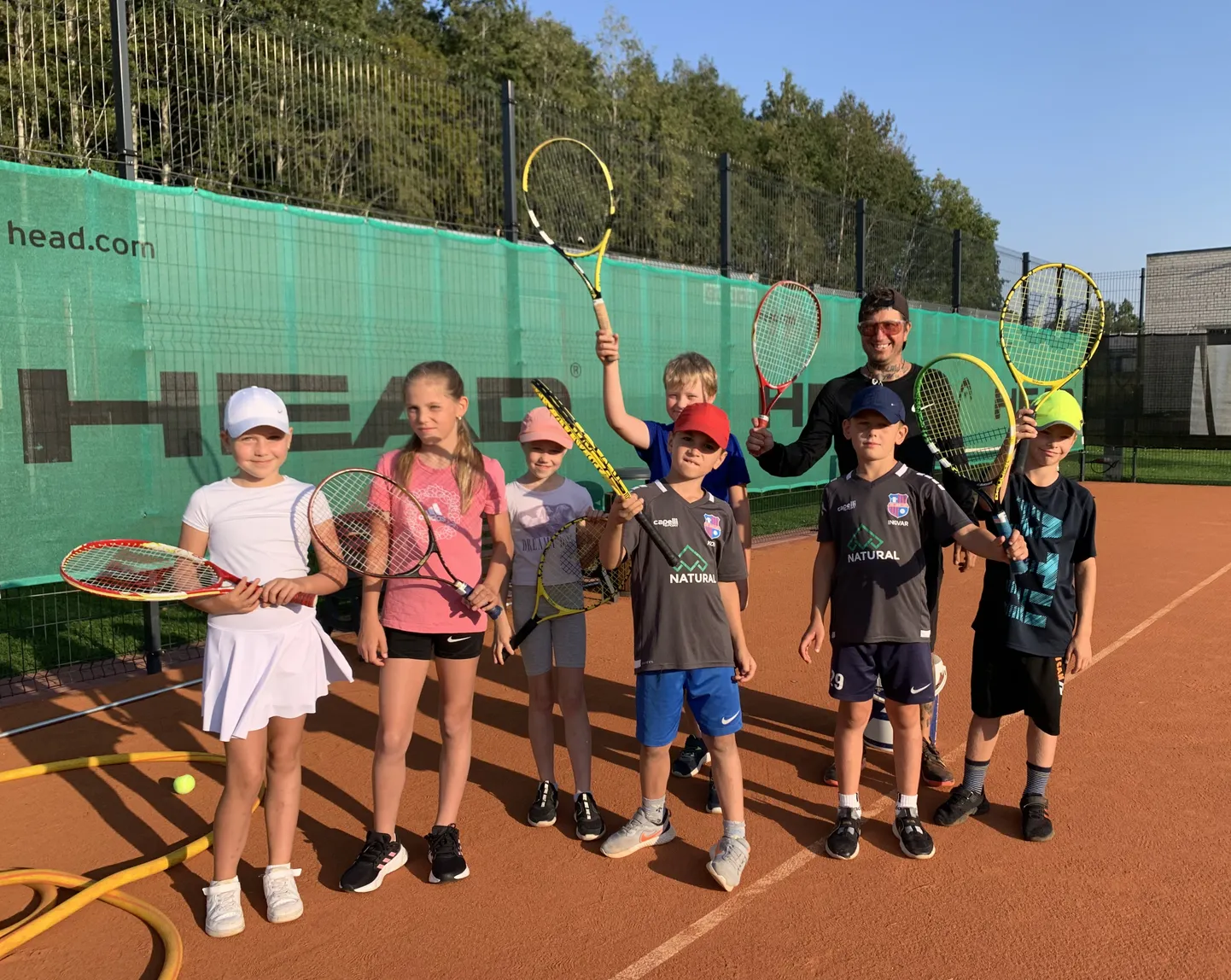 Paides algasid tennisekuu raames tasuta treeningud lastele.