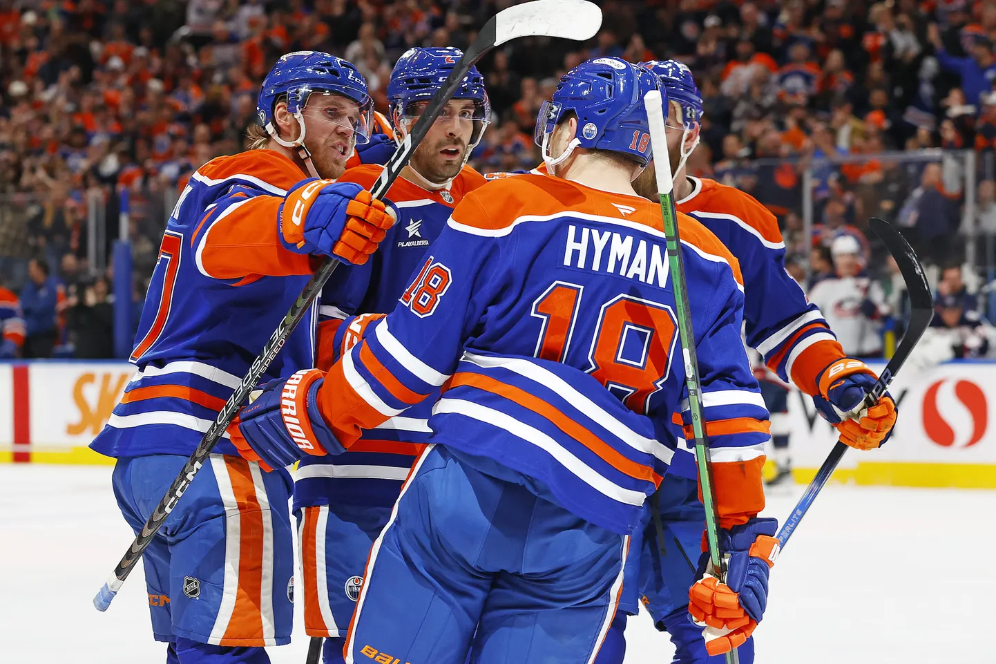 Edmontonas "Oilers" hokejisti.