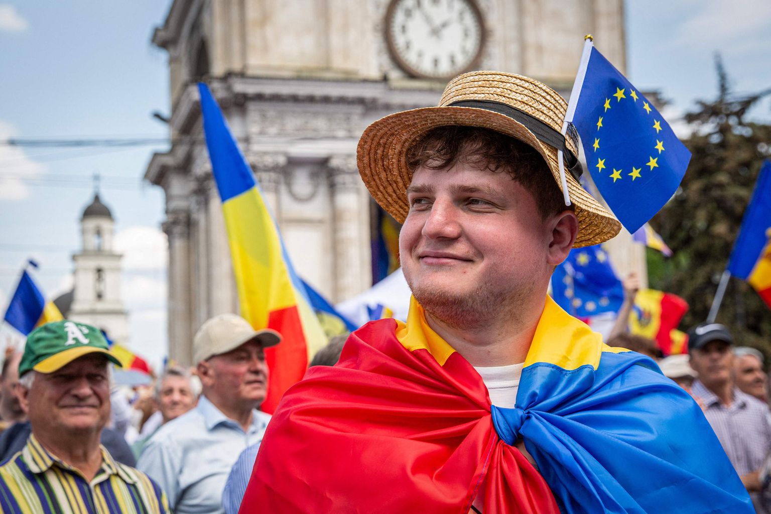 Desmitiem tūkstošu moldāvu pieprasa valsts dalību Eiropas Savienībā