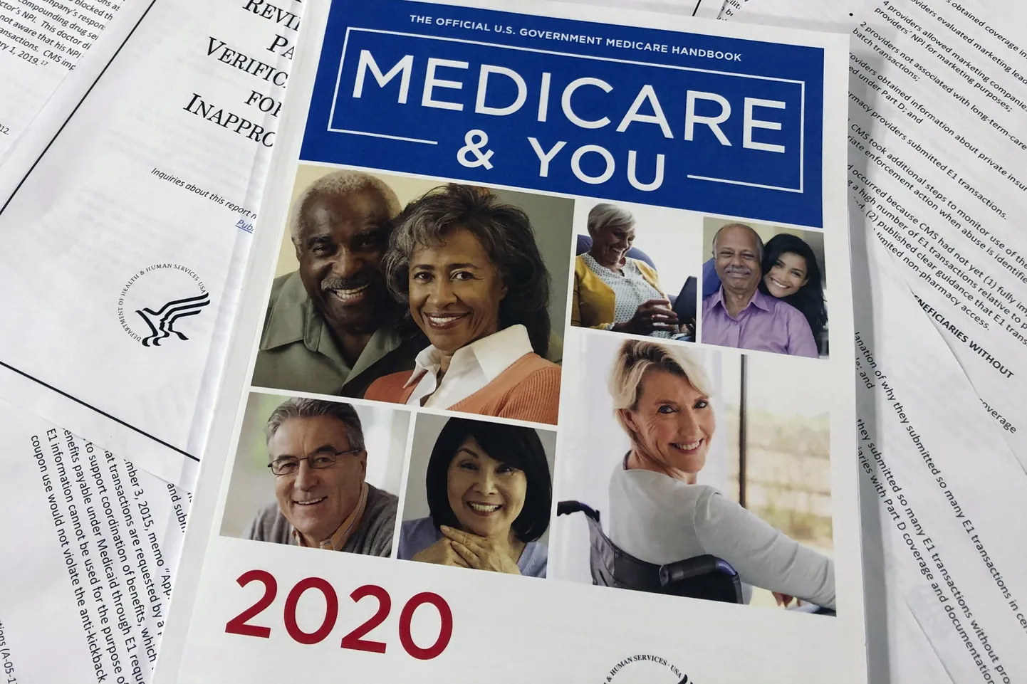 USA valitsuse Medicare käsiraamat.
