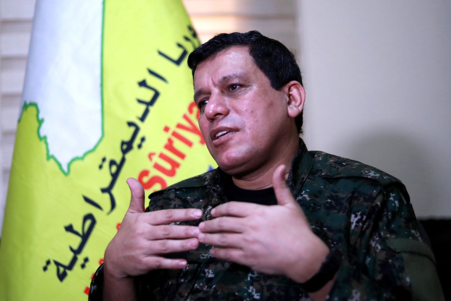 Süüria Demokraatlike Jõudude (SDF) juht Mazloum Kobani.